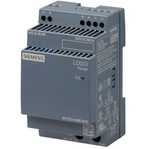 Siemens LOGO!Power 24 V / 2,5 A / SIEMEN 6EP3332-6SB00-0AY0