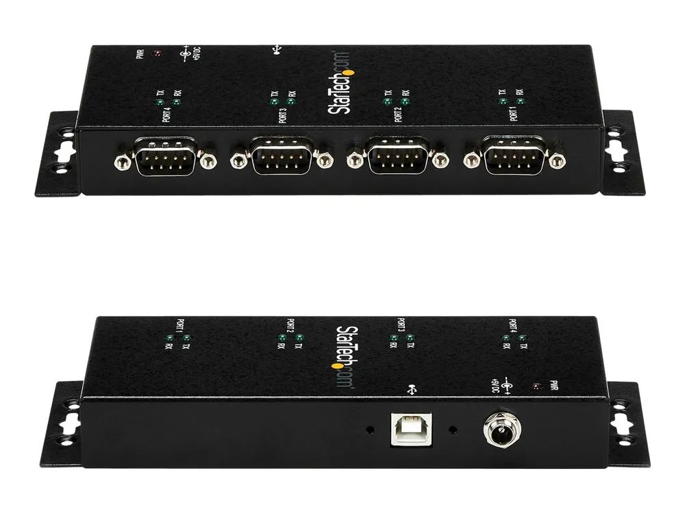 StarTech.com 4 Port USB auf Seriell RS232 Adapter Hub