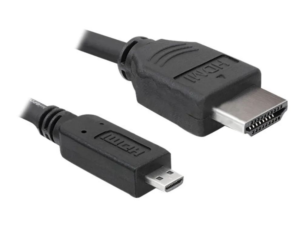 Delock HDMI-Kabel mit Ethernet - HDMI männlich zu 19 pin micro HDMI Type D männlich