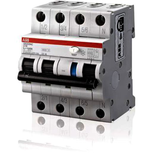 ABB FI/LS 3P+N TYP A C16 30MA / DS203NC C16 A30 2CSR256140R1164