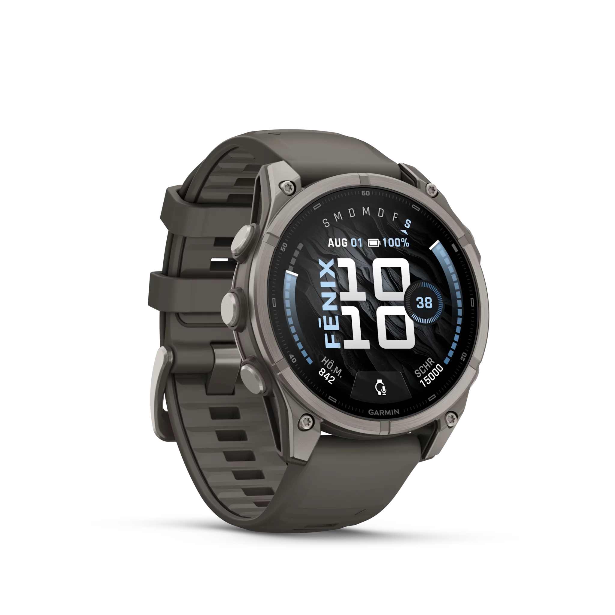 Garmin fēnix 9, 47mm Kieselgrau/Titan
