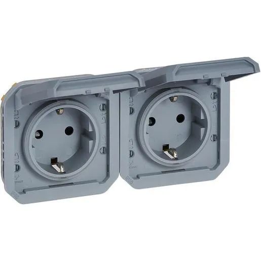 Legrand 2F VV-SSDO HZ SL IP44 GR / LEGRAN 069576L PLEXO NEW 069576L