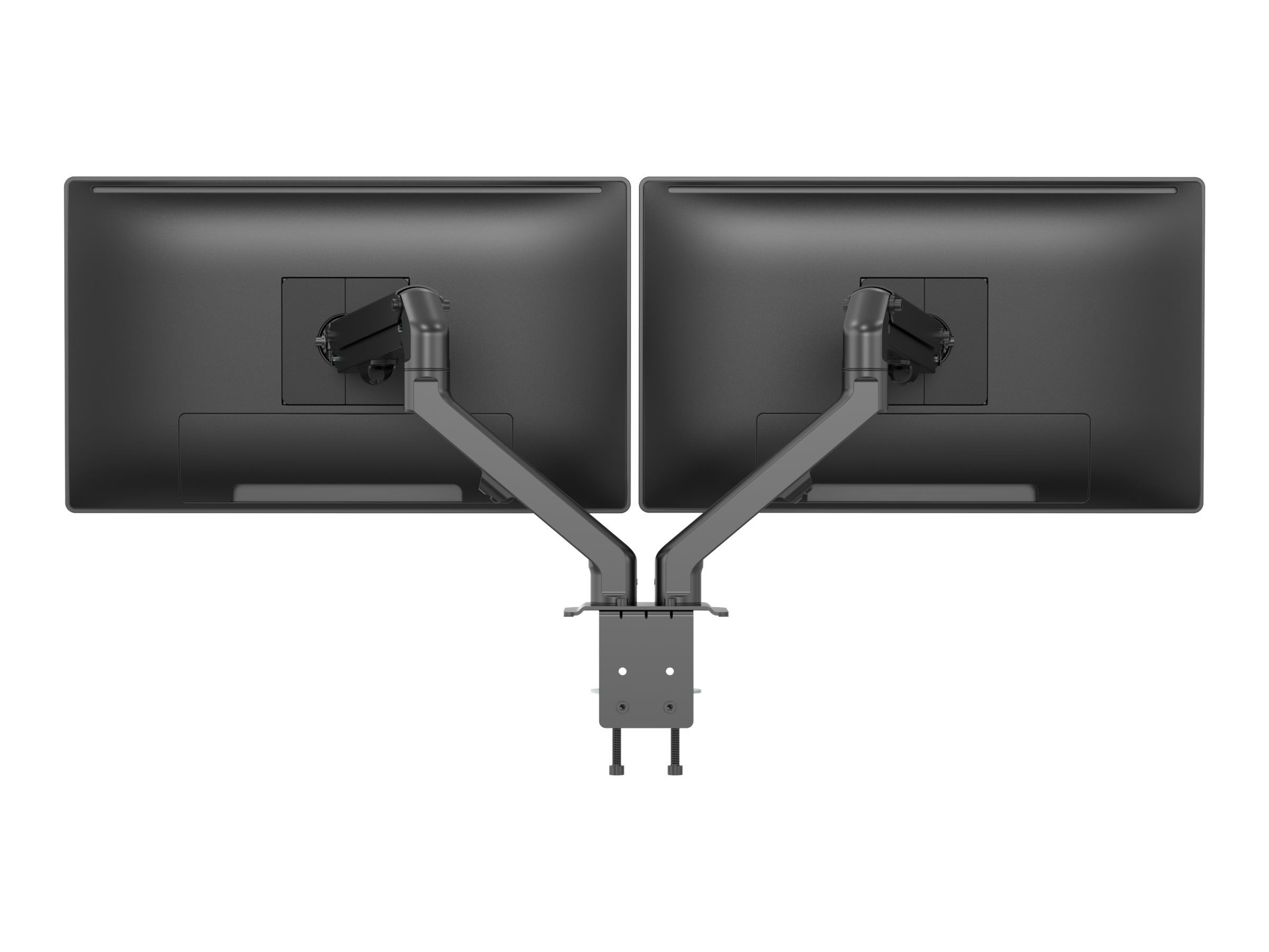 Vision VFM-DAD/4 - Befestigungskit - einstellbarer Arm - für 2 LCD-Displays oder LCD-Display und Notebook/Tablet - Aluminium, Stahl - mattschwarz - Bildschirmgröße: 43.2-68.6 cm (17"-27")