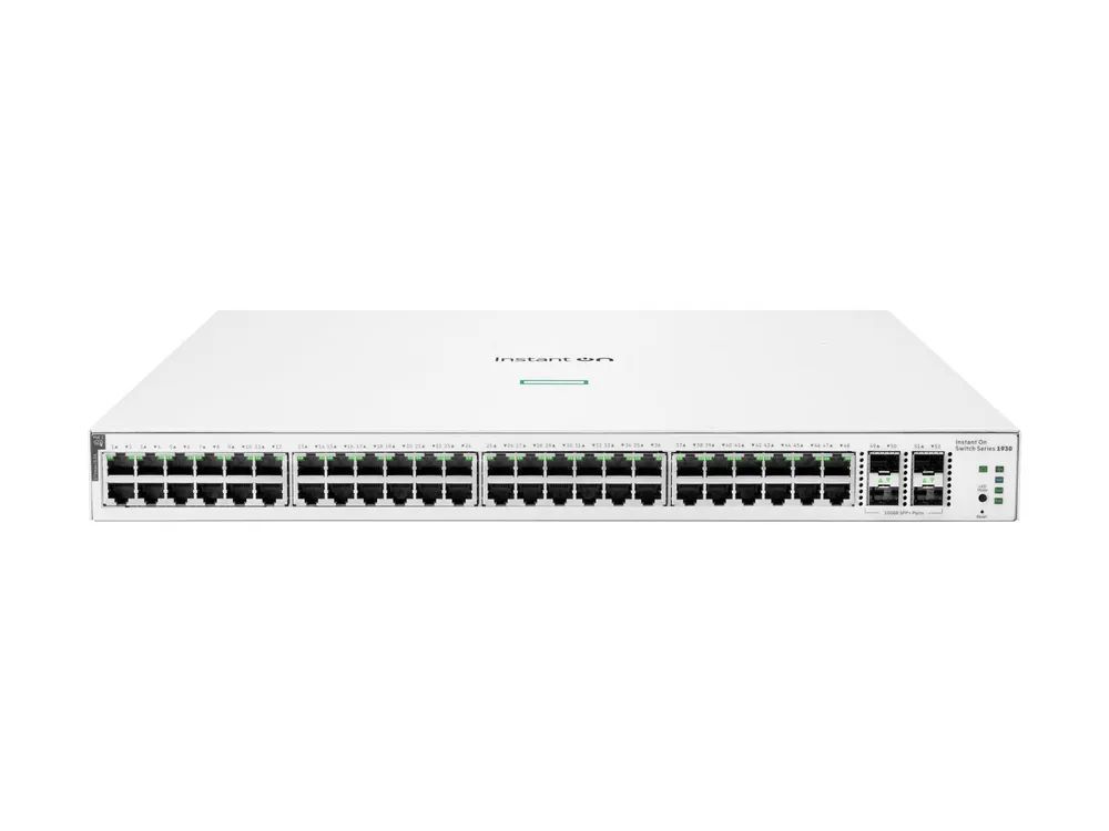 HPE Networking Instant On 1930 48G Class4 PoE 4SFP/SFP+ 370W Switch - Switch - L3 - managed - 48 x 10/100/1000 (PoE)