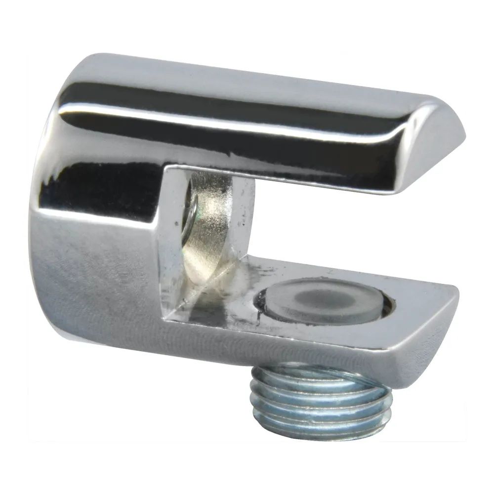 FONSEGRIVE Glastablar-Klemmträger Pescara, Glas 6-10 mm, Zamak verchromt poliert