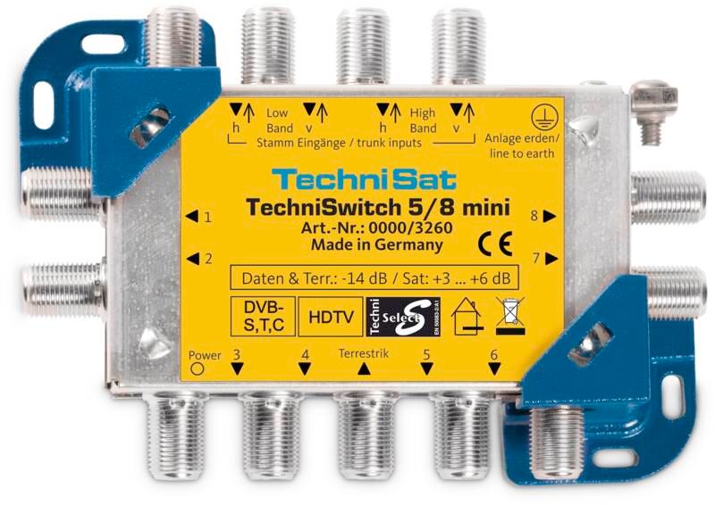 Technisat Kompaktmultischalter TechniSwitch 5/8 mini