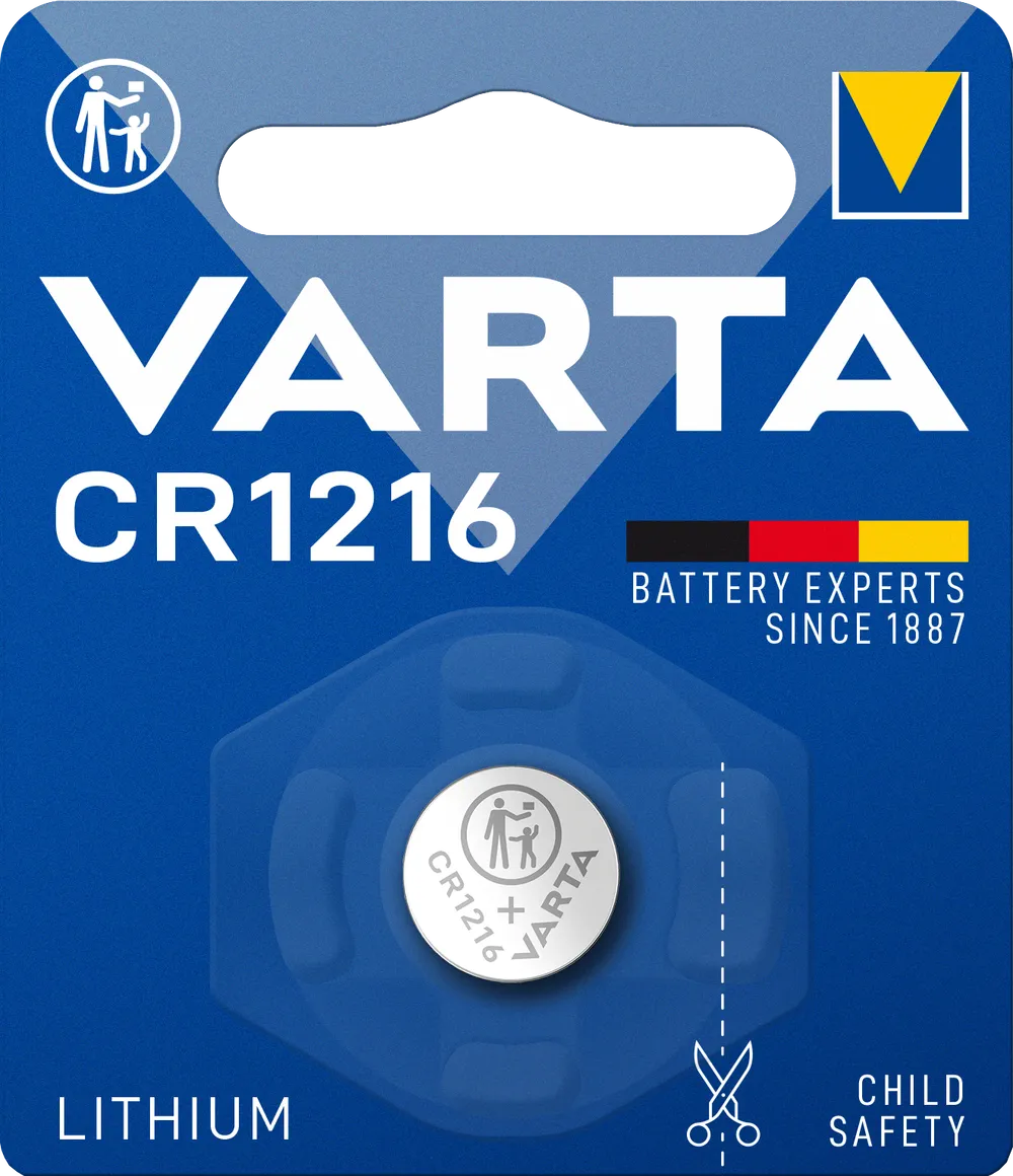 VARTA LITHIUM Coin CR1216 Blister 1