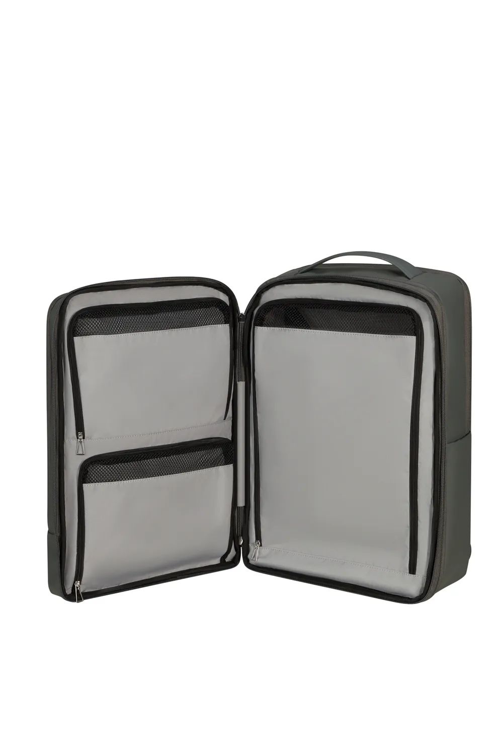 SAMSONITE WANDER LAST UNDERSEAT BACKPACK M, GUNMETAL GREEN