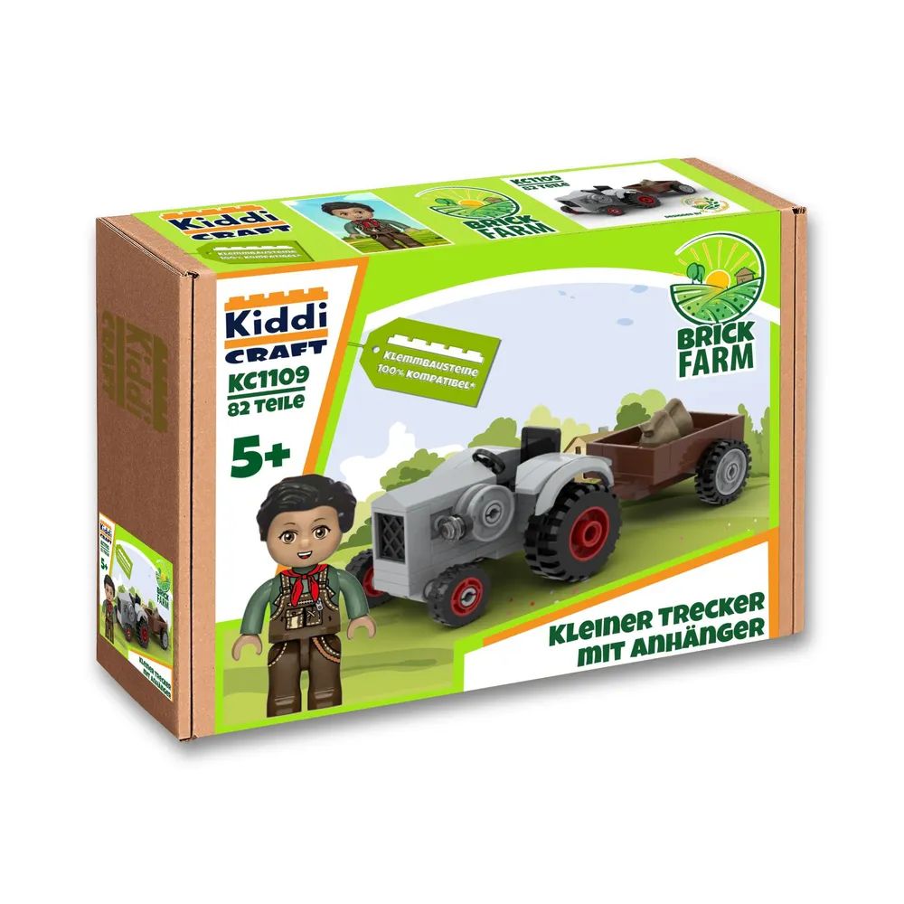 Dark Side Bricks GmbH Kleiner Trecker mit Anhänger