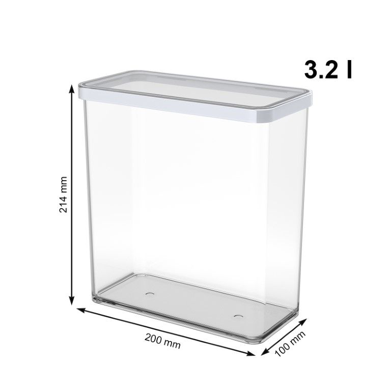Rotho Premium Dose rechteckig 3.2 l  LOFT