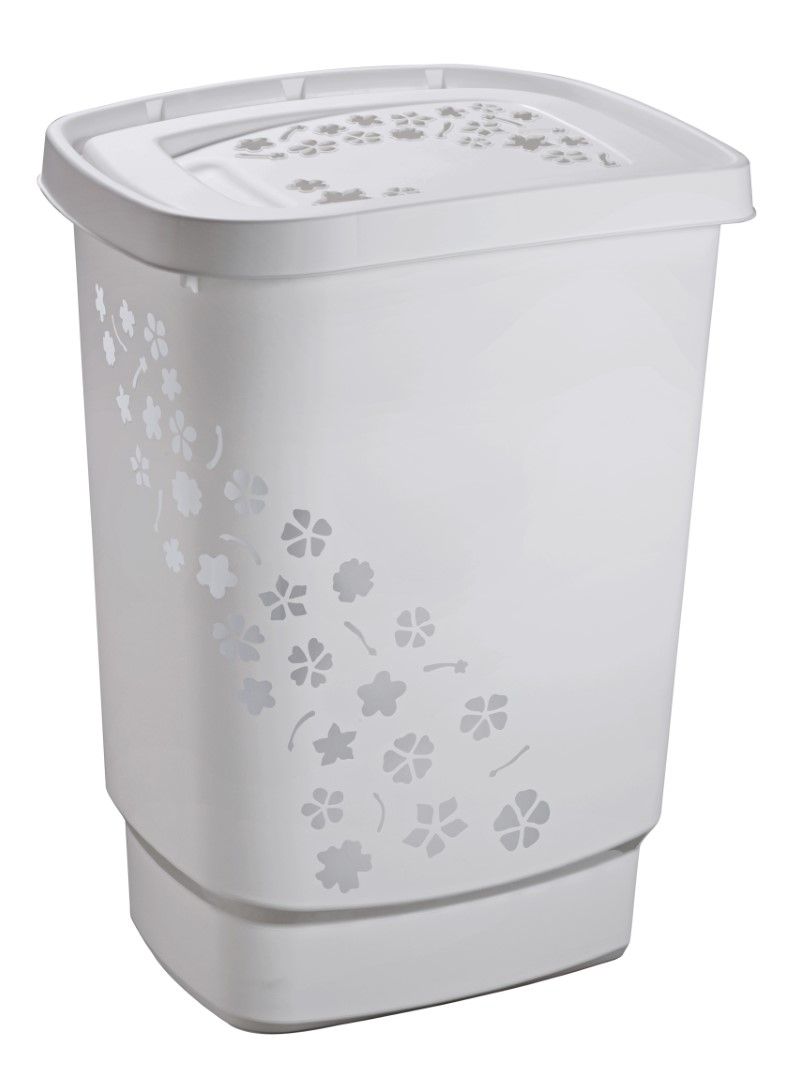 Rotho Wäschesammler 55 l FLOWERS