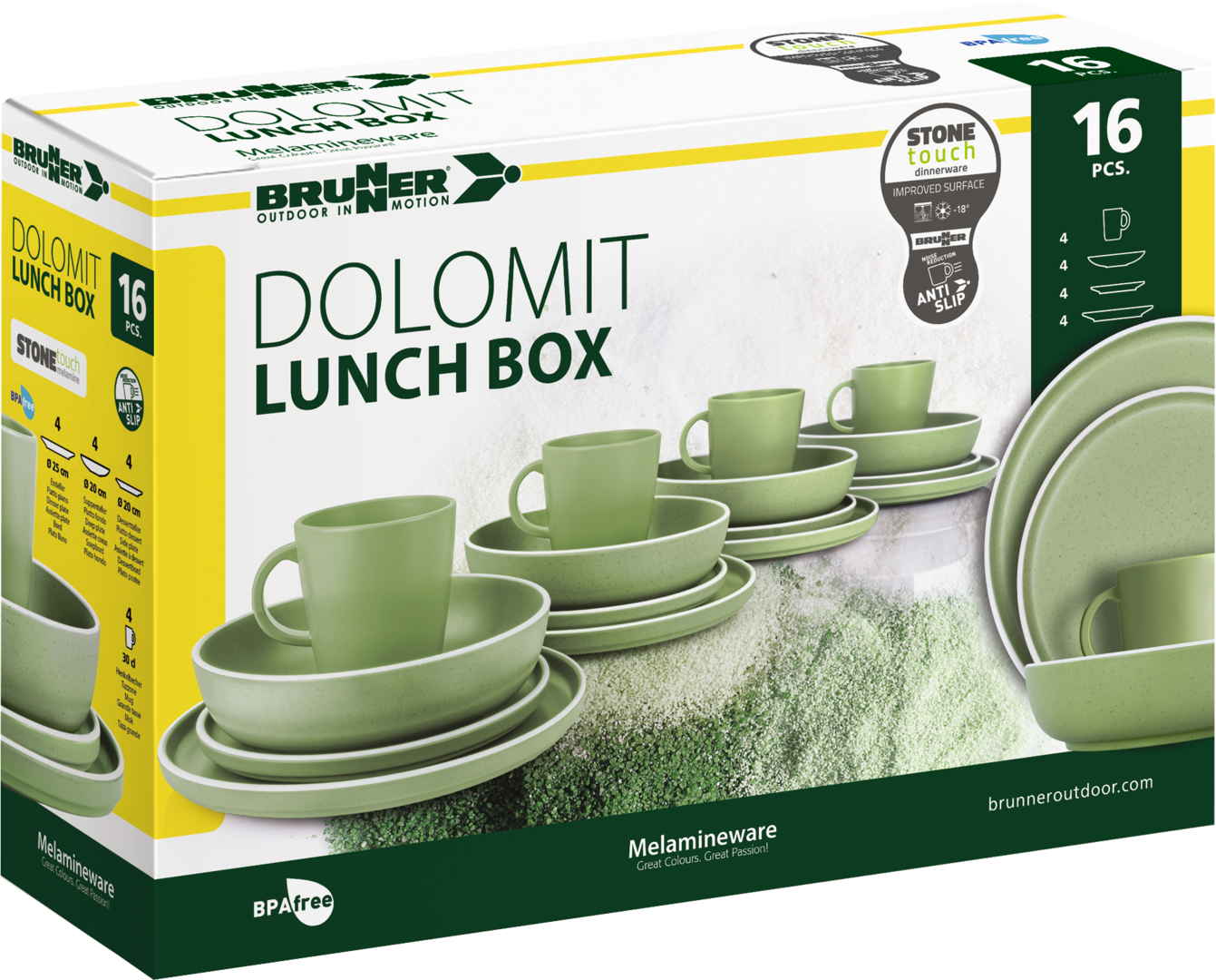Brunner Lunch Box DOLOMIT GREEN