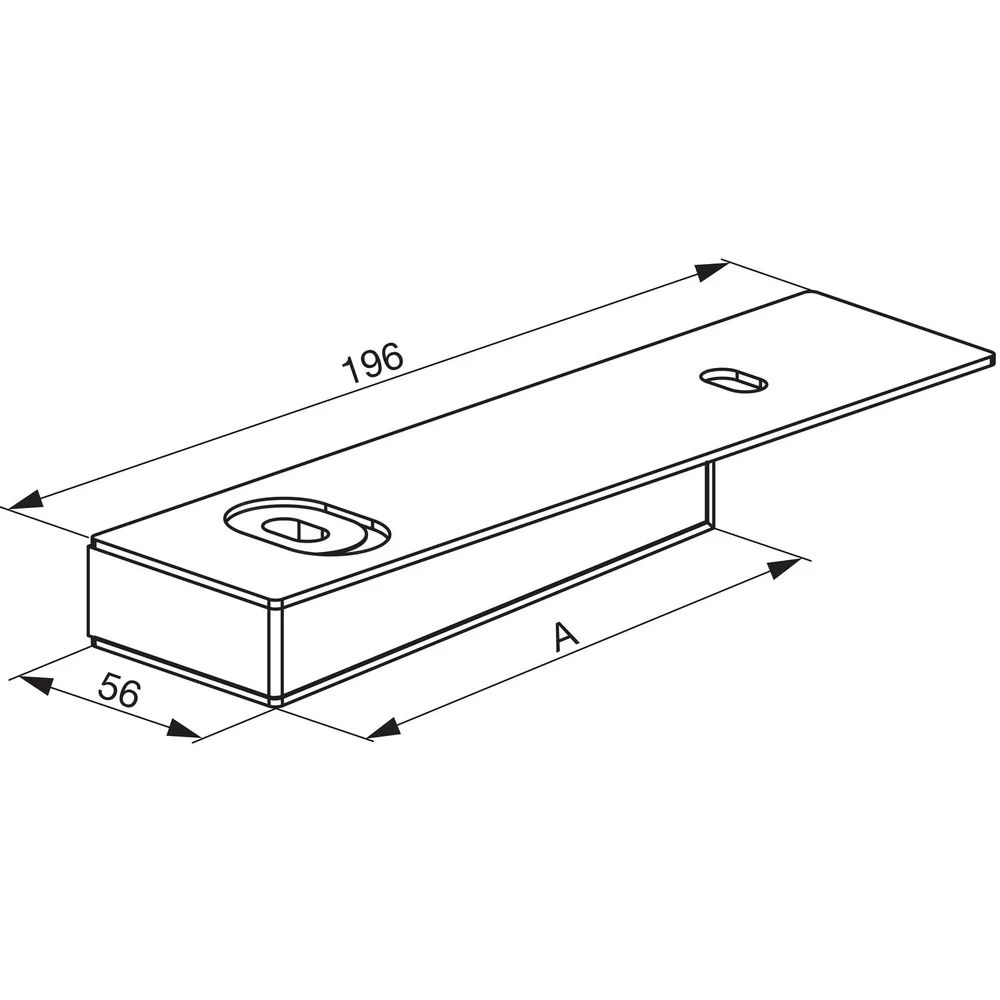 GU Thermostep 204 Rahmen-Eckverbinder-Set unten IV78
