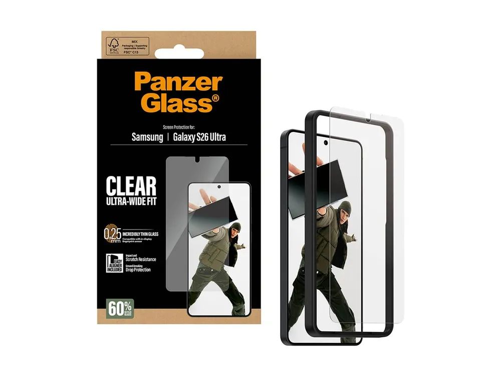 PanzerGlass Bildschirmschutz für Handy - ultrabreite