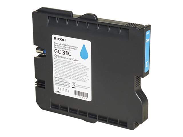 Ricoh GC - Cyan - Original - Tintenpatrone - für Ricoh Aficio GX e3300N, Aficio GX e3350N