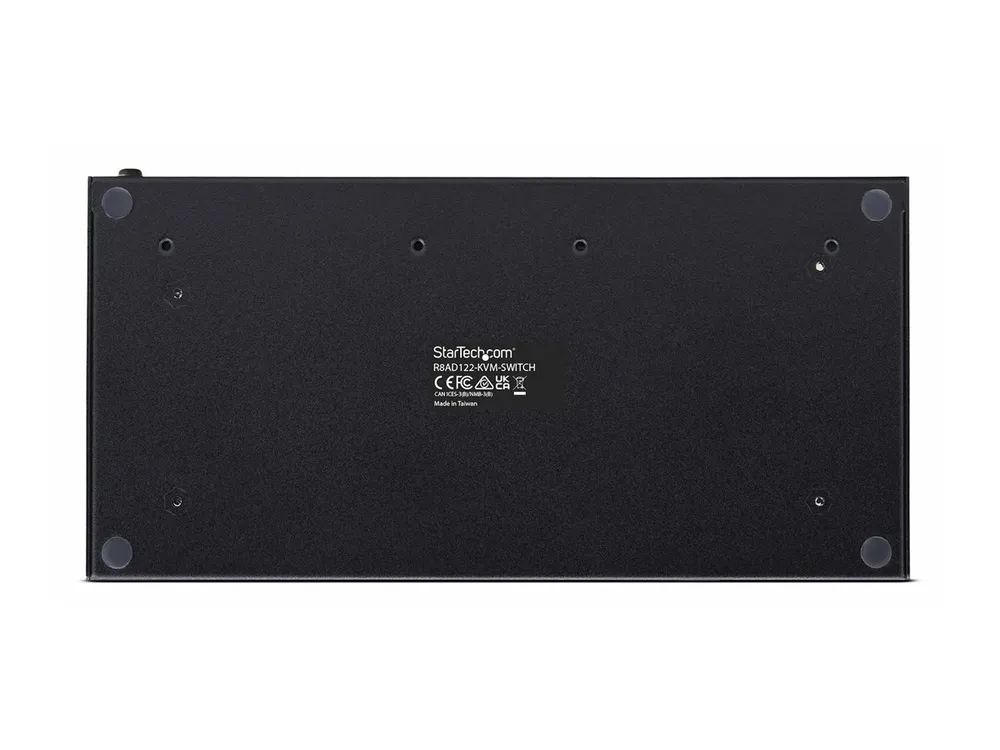 StarTech.com 8-Port DisplayPort KVM Switch w/1U Rack Mount Kit, 4K 60Hz