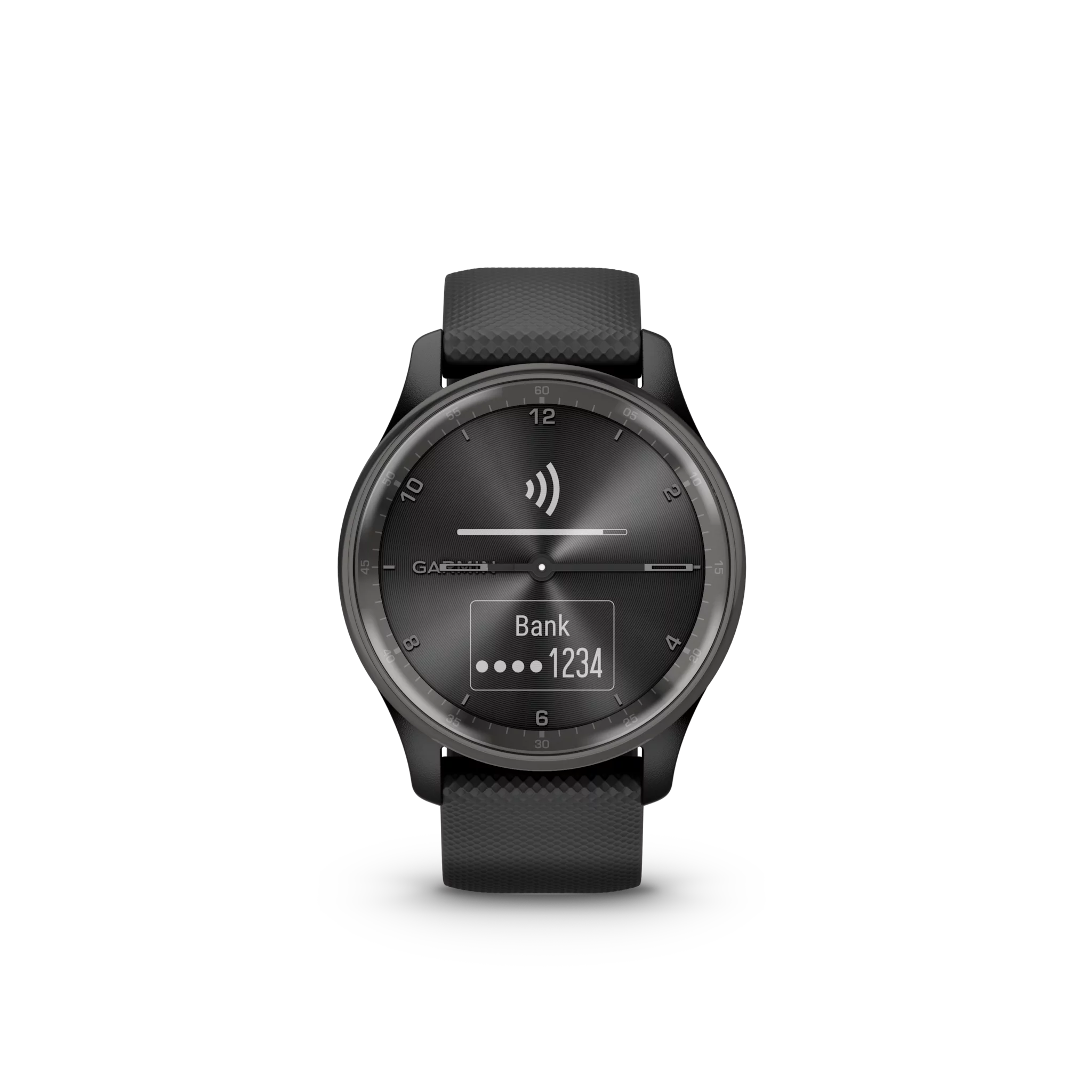 Garmin VIVOMOVE TREND, Schwarz/Schiefergrau