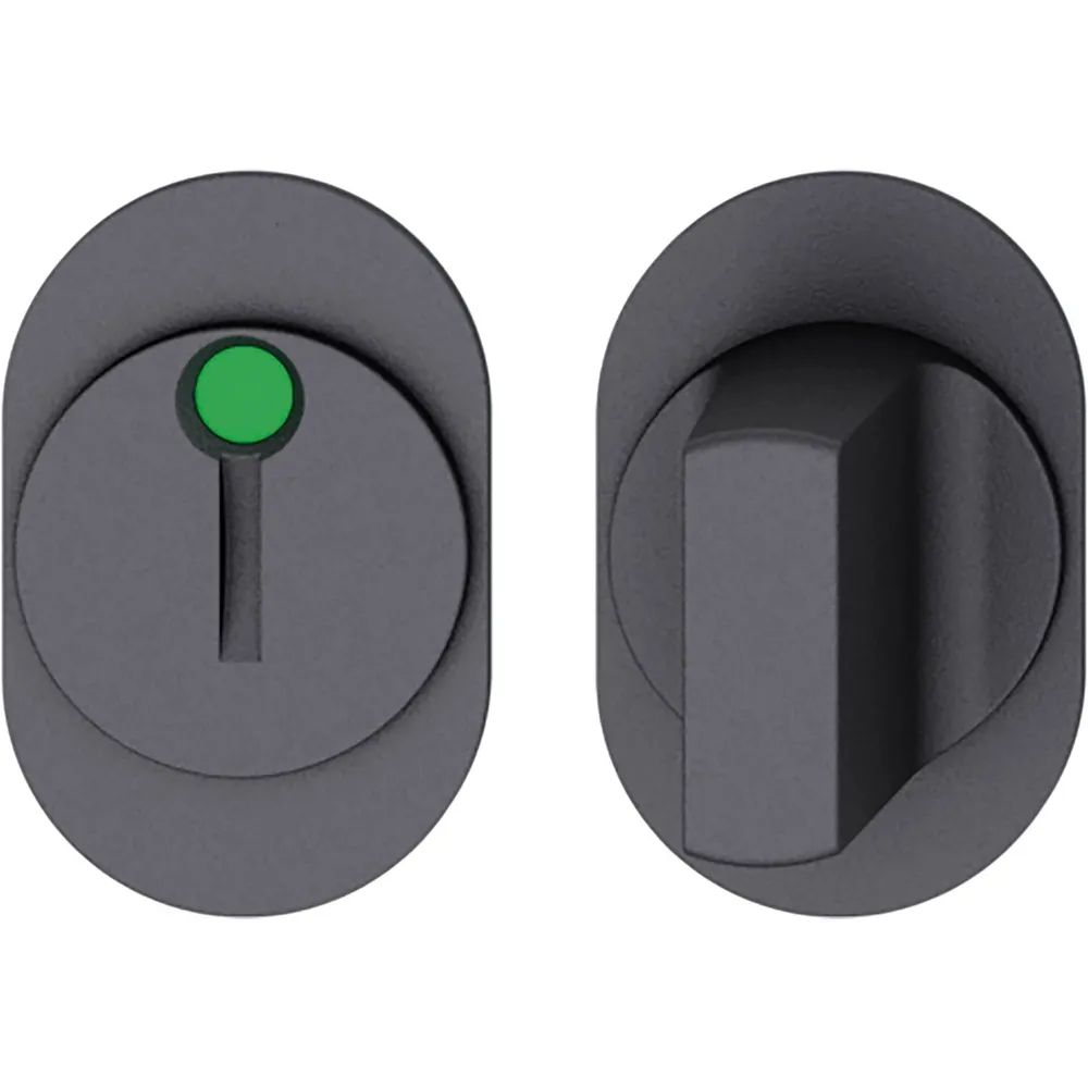 FSB Kleberosette 15 1721 WC, Türstärke 39-48 mm, Aluminium schwarz matt