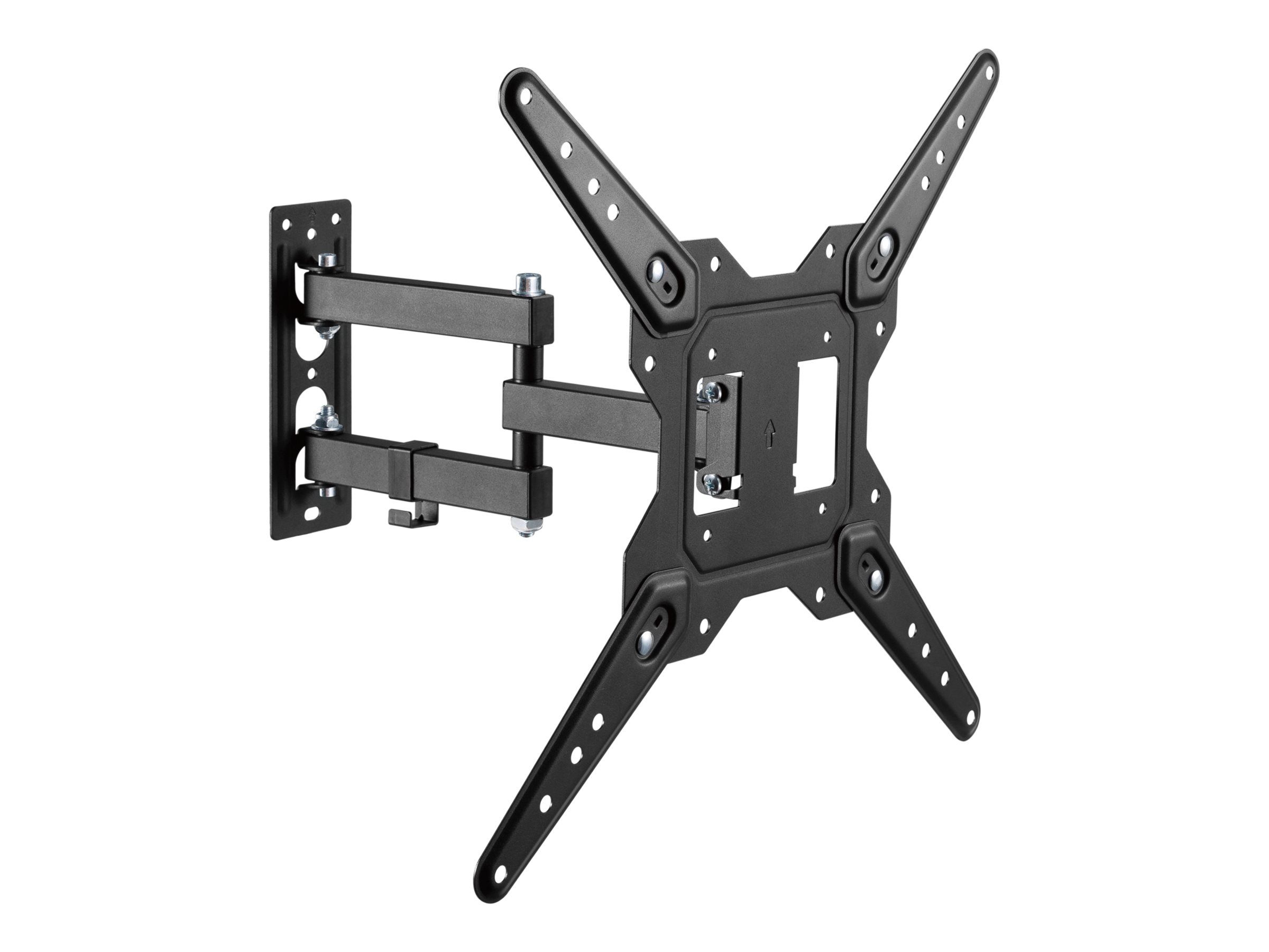 Vision VFM-WA4X4/3 - Befestigungskit (Wandarm) - Doppelgelenk - für LCD-Display - kaltgewalzter Stahl - Schwarz - Bildschirmgröße: 94-152.4 cm (37"-60")