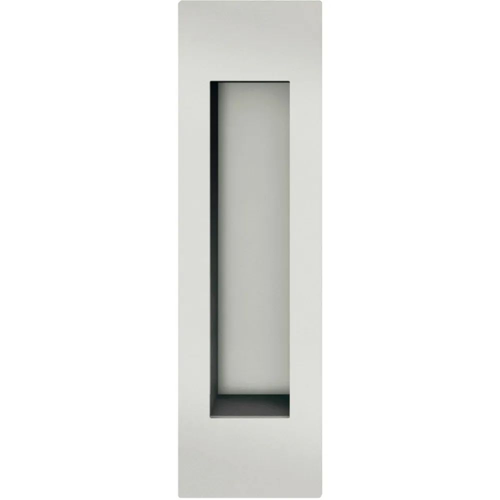 FSB Schiebetürmuschel 42 4251 eckig offen, Aluminium silber eloxiert