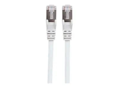 Intellinet Network Patch Cable, Cat6, 20m, White, Copper, S/FTP, LSOH / LSZH, PVC, RJ45, Gold Plated Contacts, Snagless, Booted, Lifetime Warranty, Polybag - Patch-Kabel - RJ-45 (M)