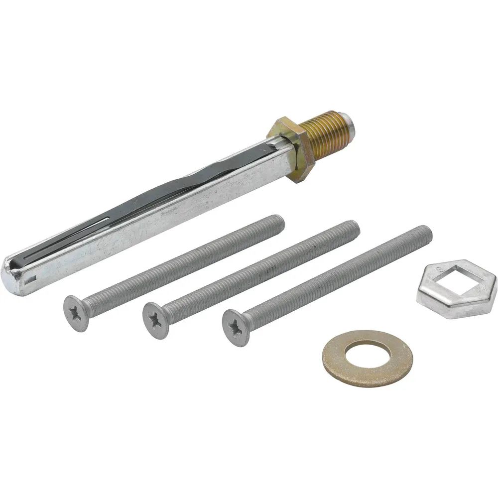 HOPPE Befestigungsset zu Wechselgarnituren, Türstärke 97 - 102 mm