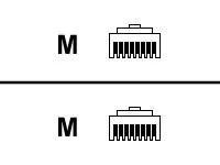 Alcatel Lucent - Netzwerkkabel - RJ-45 (M) zu RJ-45 (M)