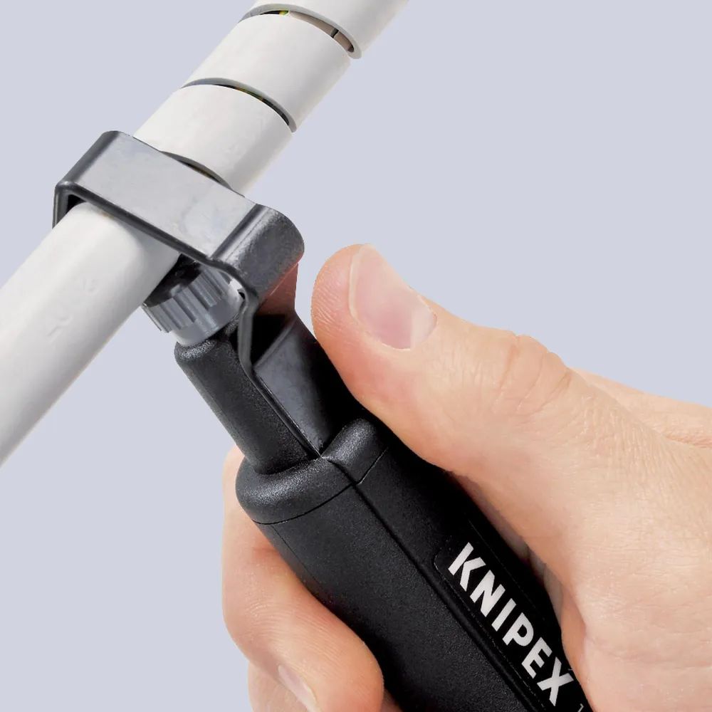 KNIPEX Abmantelungswerkzeug für Wendelschnitt schlagfestes Kunststoffgehäuse 150 mm