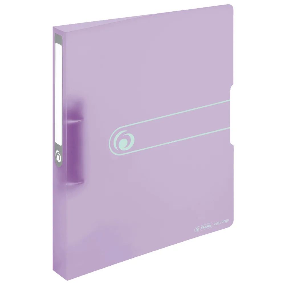 herlitz Ringbuch HERLITZ EASY Orga to Go A4 Rückenbreite 38mm  2-D-Ringe PP Transluzent Flieder