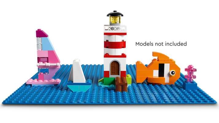 LEGO Blaue Bauplatte