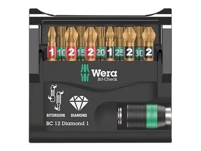 Wera Bit-Check 12 Diamond 1 - Schraubendreher-Bitsatz