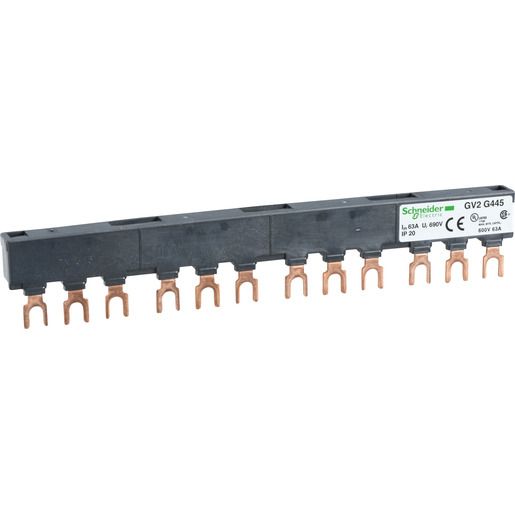 Schneider Electric SAMMELSCHIENE 63A 4 ABG. 45MM / SCHN.E GV2G445