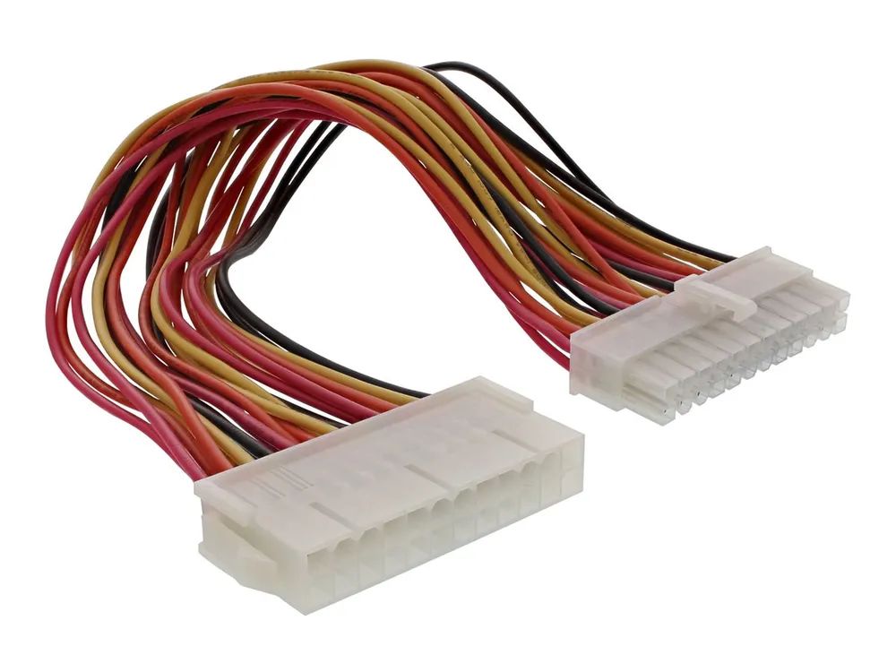 InLine Strom Verlängerung int. - 24pol ATX ST / BU - Netzteil zu Mainboard - 0,45m