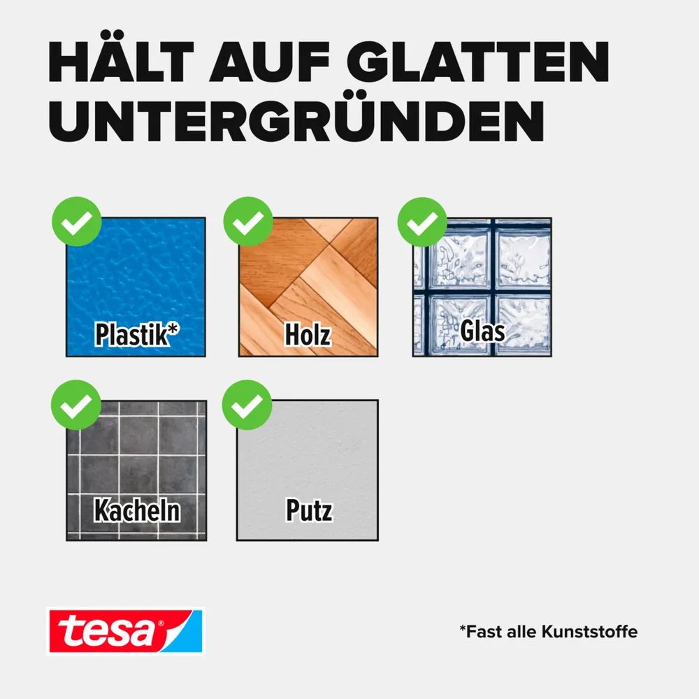 Tesa Powerbond - Doppelseitiges Klebeband - 19 mm x 5 m