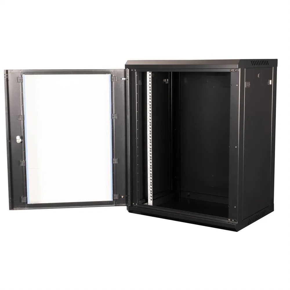 VALUE 19-Zoll Wandgehäuse 15HE, 600x450mm schwarz, Bausatz
