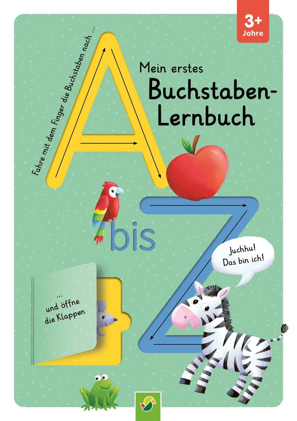 Naumann & Göbel Verlagsgesellschaft Mein erstes Buchstaben-Lernbuch mit Spur