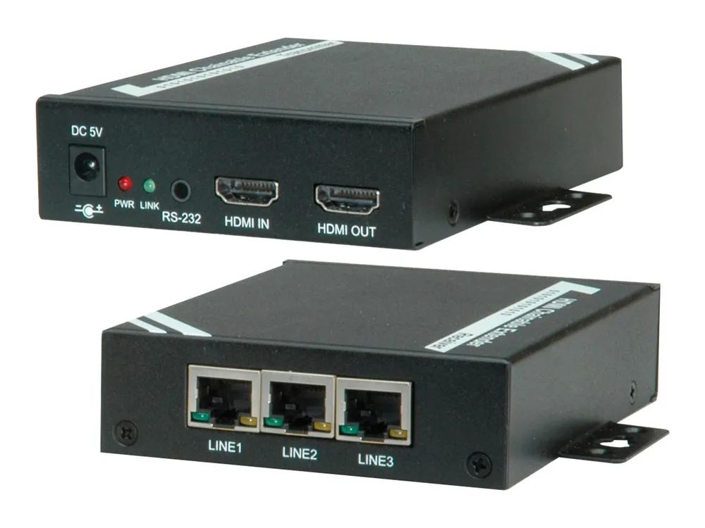 ROLINE HDMI Extender over TP, Cat.5/6 - Erweiterung für Video/Audio