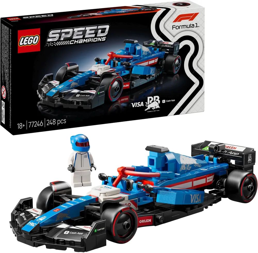 LEGO 77246 Speed Champions Visa Cash App RB VCARB 01 F1 Rennauto