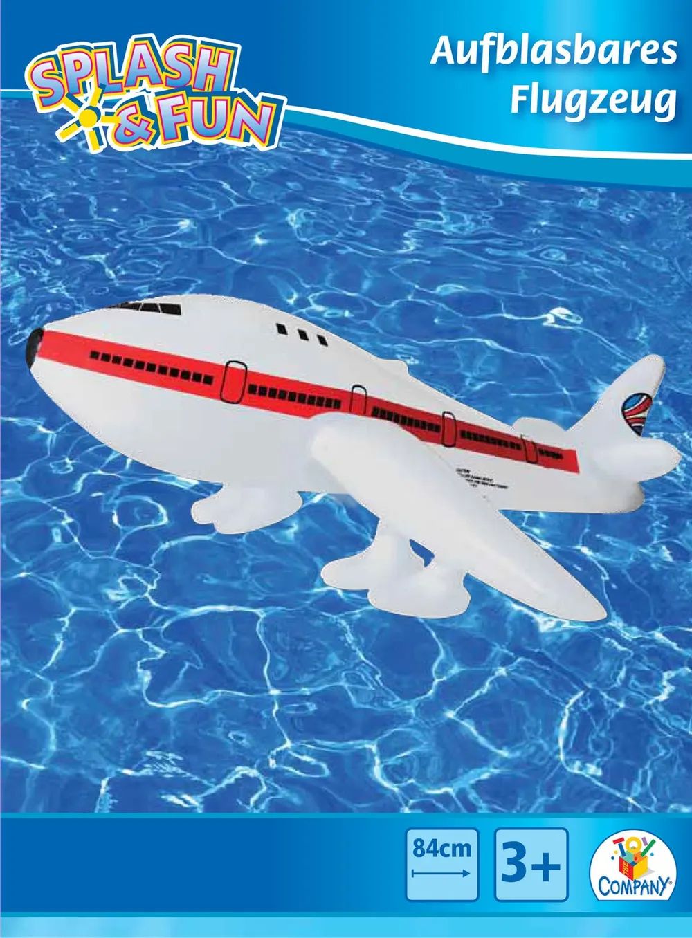 VEDES Großhandel GmbH - Ware SF Aufblasbares Flugzeug, 25x48x17cm