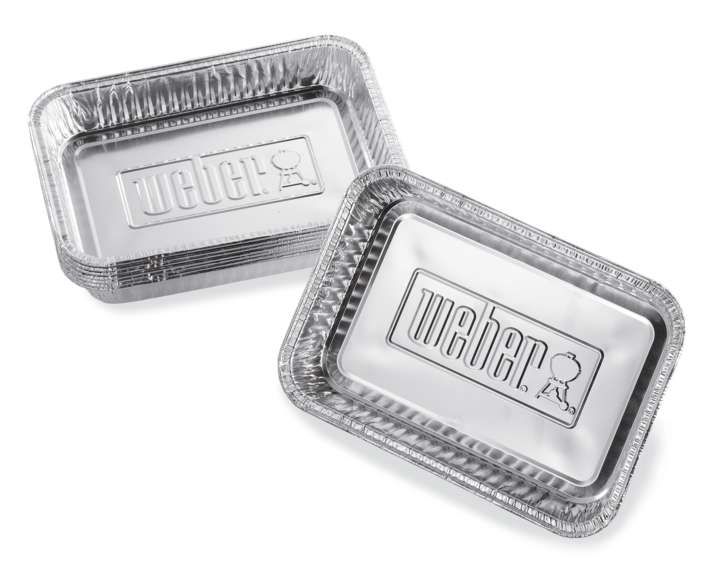 Weber Alu-Tropfschalen, klein, 10 Stück