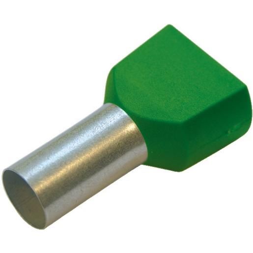 Haupa TWIN-ADERENDHÜLSE 6,0 /14 / HAUPA 273410 GRÜN 273410