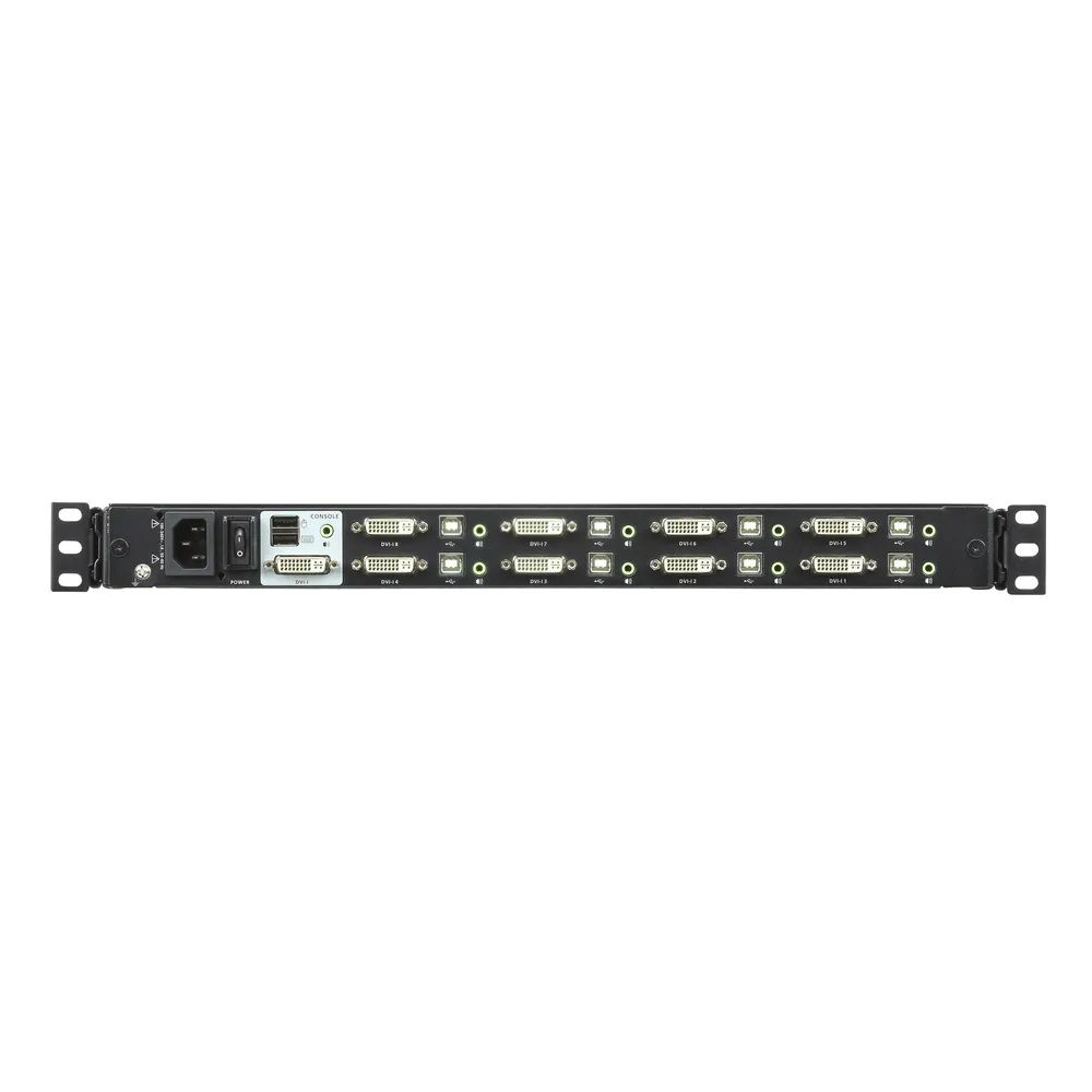 ATEN CL6708MW - KVM-Konsole mit KVM-Switch - 8 Anschlüsse - USB - Französisch - 43.9 cm (17.3")