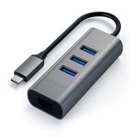 Satechi ST-TC2N1USB31AM - USB 3.2 Gen 1 (3.1 Gen 1) Type-C - IEEE 802.3 - IEEE 802.3ab - IEEE 802.3u - Grau - USB 3.2 Gen 1 (3.1 Gen 1) Type-C - USB - 95,2 mm