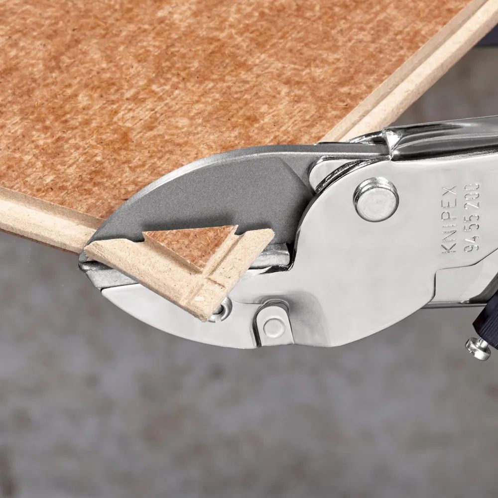 KNIPEX Amboss-Schere mit Kunststoff-Hüllen verchromt 200 mm