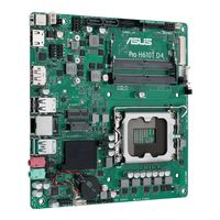 ASUS Pro H610T D4-CSM - Motherboard - Thin mini ITX - LGA1700-Sockel - H610 Chipsatz - USB 3.2 Gen 1, USB 3.2 Gen 2 - Gigabit LAN - Onboard-Grafik (CPU erforderlich)