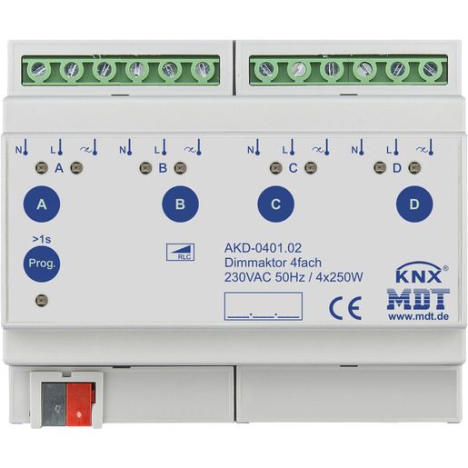 MDT DIMMAKTOR 4FACH 250W 230V / AKD-0401.02