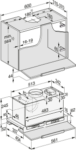 Miele Dunstabzugshaube DAS 8630 Edelstahl