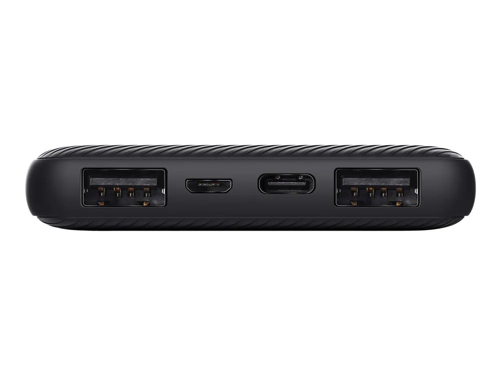 Trust Primo Ultra-thin - Powerbank - 10000 mAh - 37 Wh - 15 Watt - 3 A - Fast Charge - 3 Ausgabeanschlussstellen (2 x USB, USB-C)