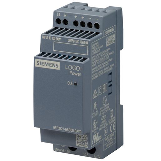Siemens LOGO!Power 12 V / 1,9 A / SIEMEN 6EP3321-6SB00-0AY0