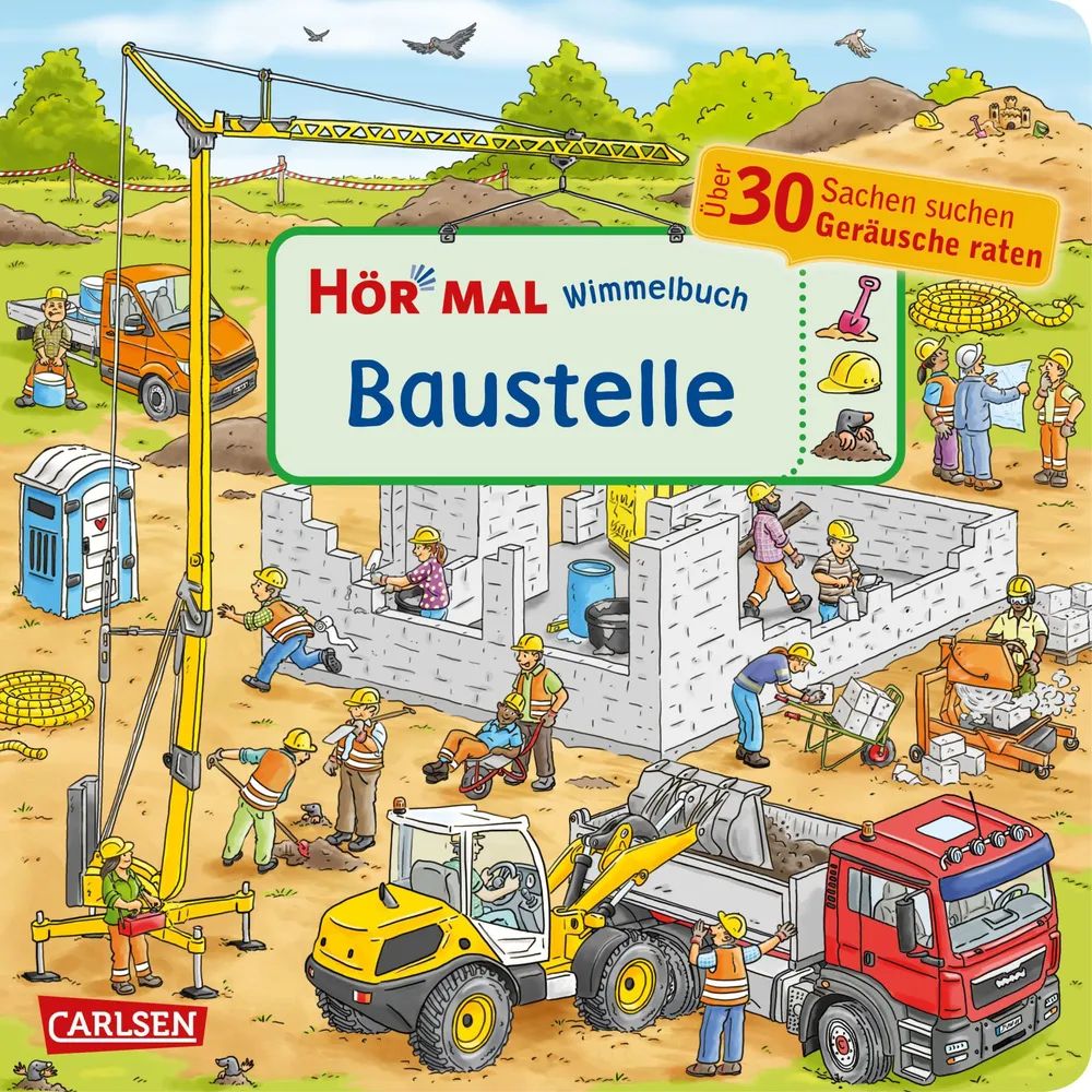 Carlsen Verlag GmbH Hör mal Wimmelbuch Baustelle